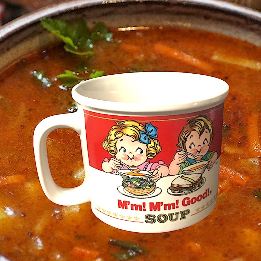 Vintage campbells soup bowl